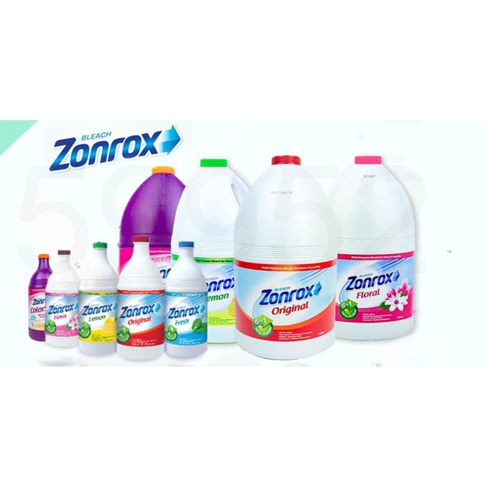 S856 ZONROX BLEACH Gallon Original / Color Safe Shopee Philippines
