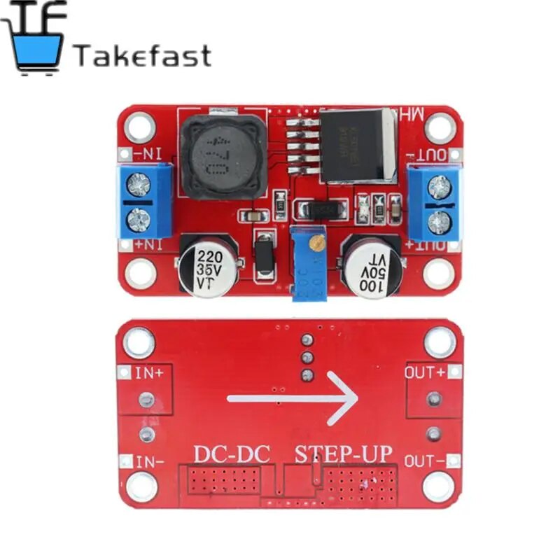 Songxin 5a Dc Dc Step Up Power Module Boost Volt Converter 33v 35v To 5v 6v 9v 12v 24v Xl6019 3179