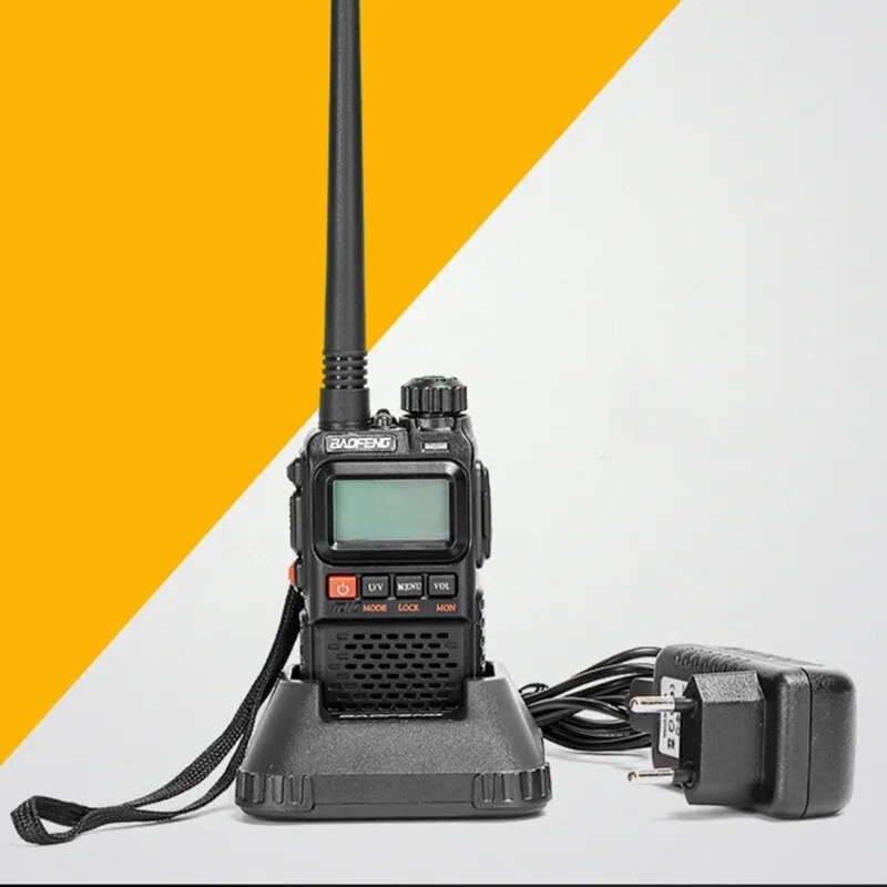 BFUV3R Walkie Talkies Rechargeable Hands Free 2 Way Radios TwoWay