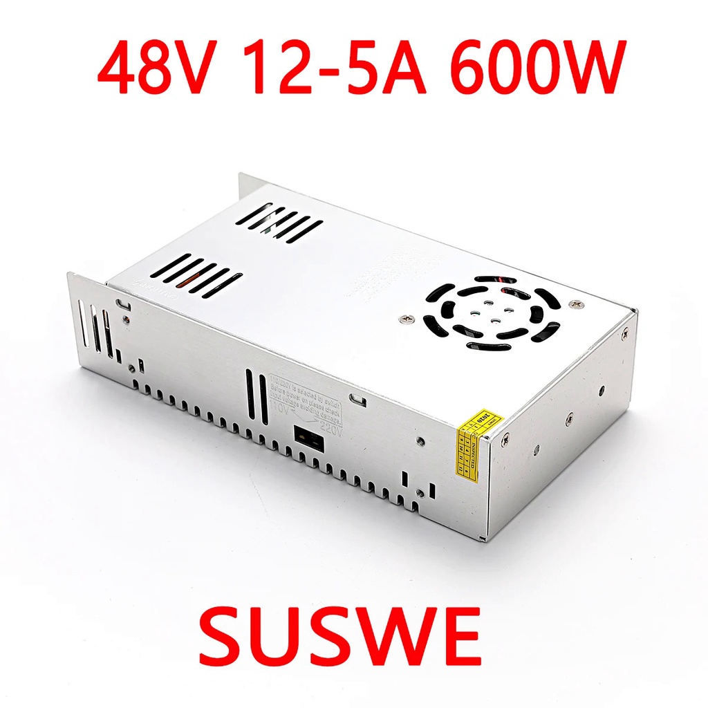 Alimentation 48V 600W DC - Convertisseur 220V AC Vers 48V DC Pour Bandes LED, Amplis Et Radios