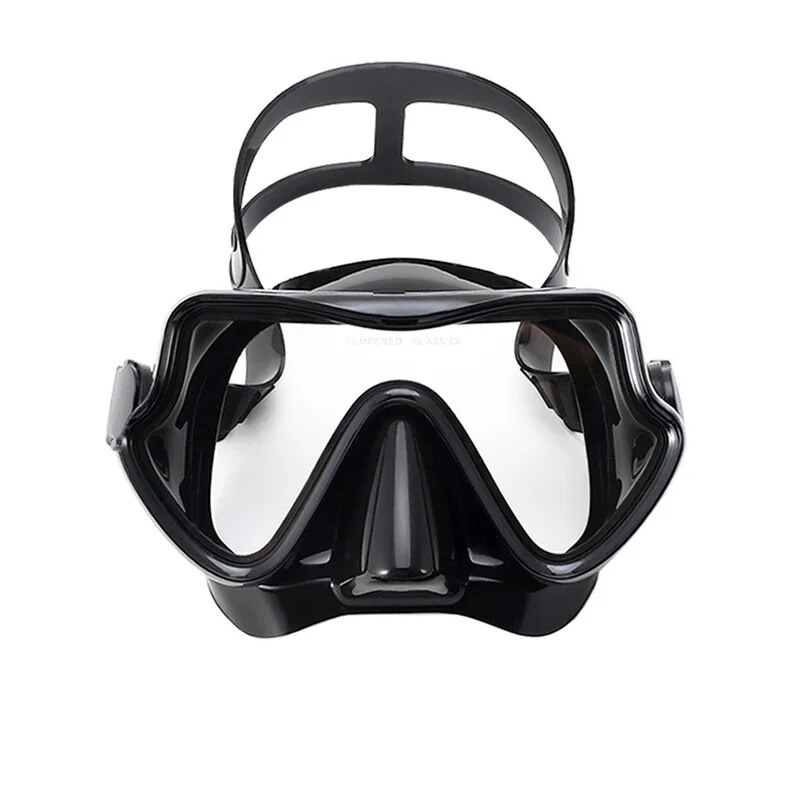 Scuba Diving Mask Swim Goggles Tempered Glasses Adjustable Strap for