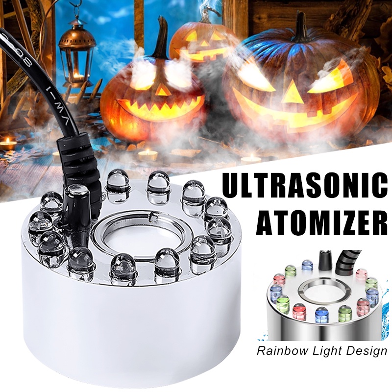 All Saints' Day Halloween Mini LED Pumpkin Light Fogger Water Fountain