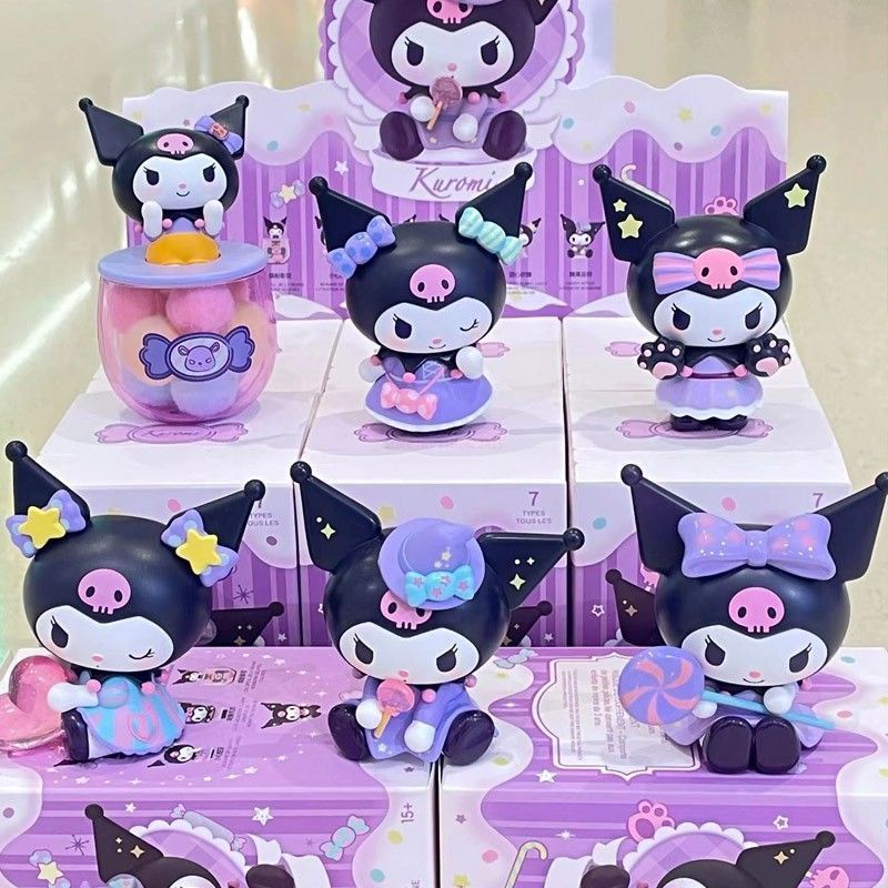 Sanrio Kuromi Trick Or Treat Series Blind Box Melody Anime Figure ...