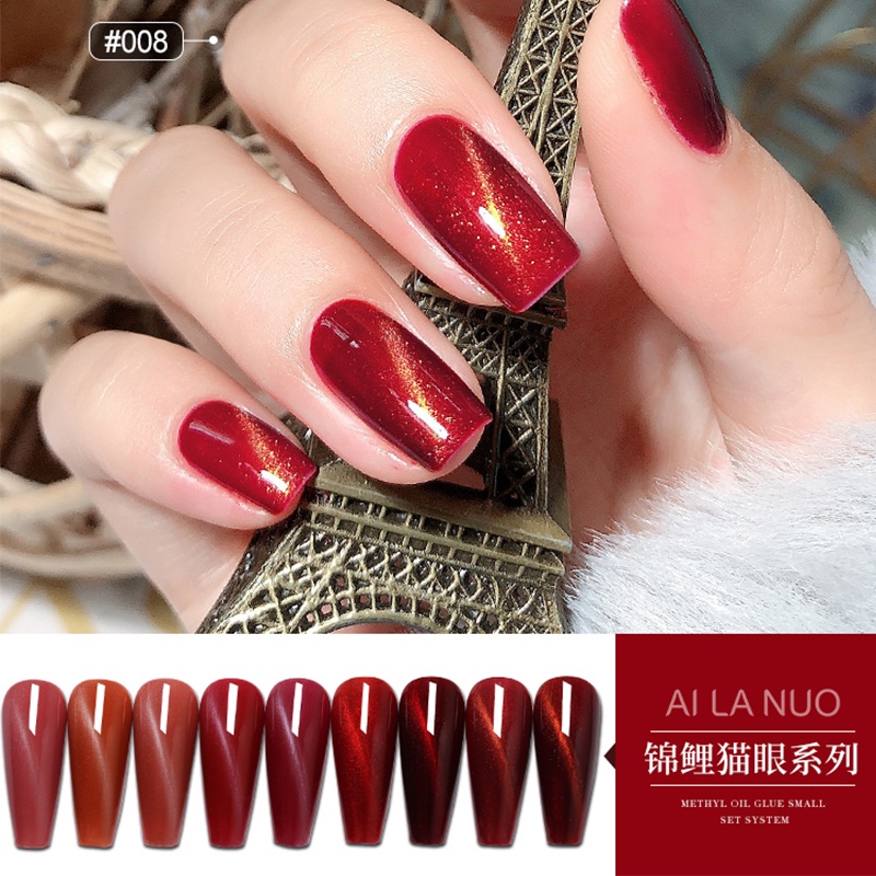 halamang singaw sa kuko ng kamayNail polish9 Colors Red Gel Nail Polish