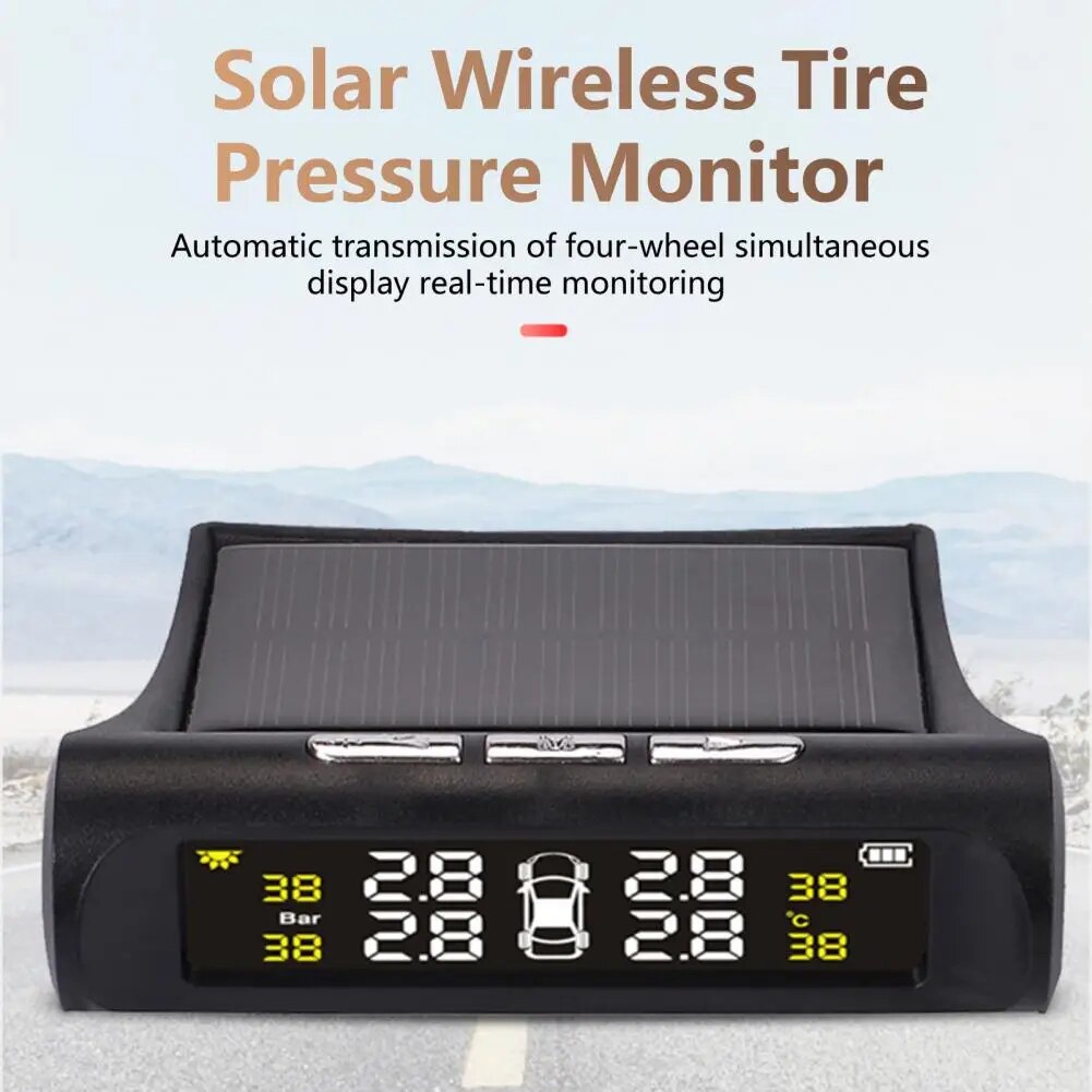Solar Power TPMS No Latency Smart TPMS Anti-interference Real-time ...