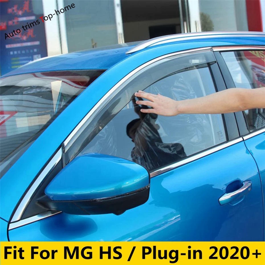 Window Visors Sun Rain Wind Smoke Guard Deflector Protector For MG HS / Plugin 2020 2021 2022
