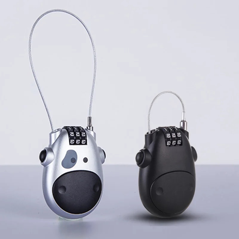 Telescopic Rope Combination Locks, Luggage Password Padlock Travel Bag ...