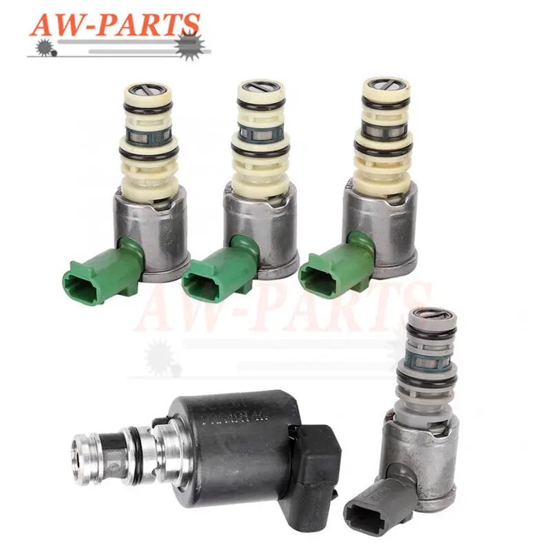 5PCS 5L40E Transmission Gearbox Shift TCC EPC Solenoid kit Set Kit ...