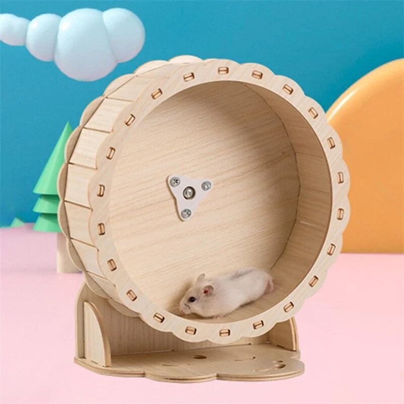 ☄Hamster Wheel Harmony Wheel Toy Small Animal Roller Silent Wheel