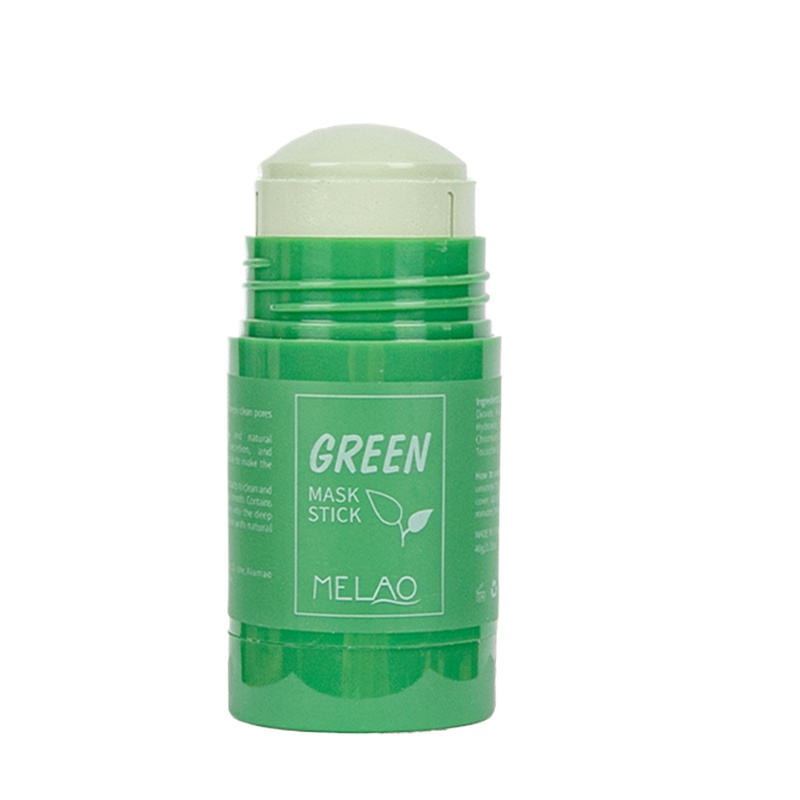 Facial mask MELAO Green Tea Mask Stick For Face Purifying Cleansing Anti Acne Shrink Pores