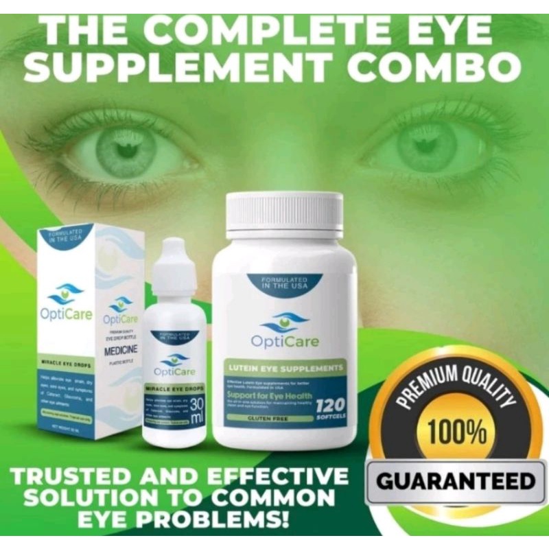 OptiCare Miracle Eye Supplements Eye Care Supplement, Restore Healthy