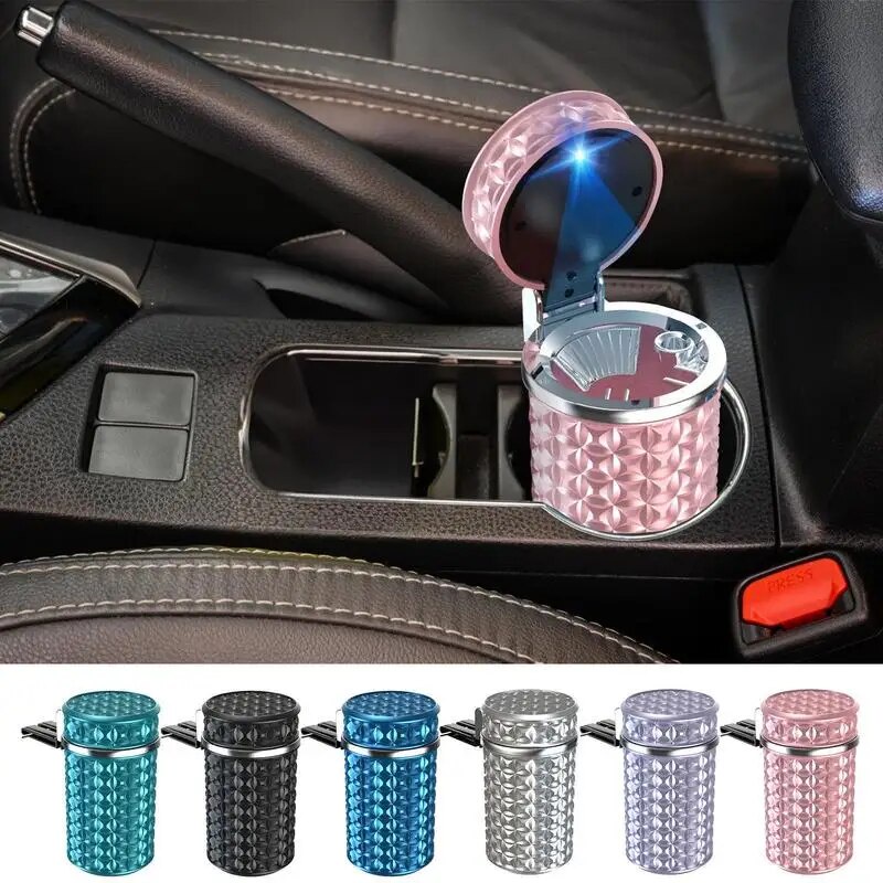 Car Ashtray Auto Detachable Portable Smokeless Ashtray Holder Vehicle