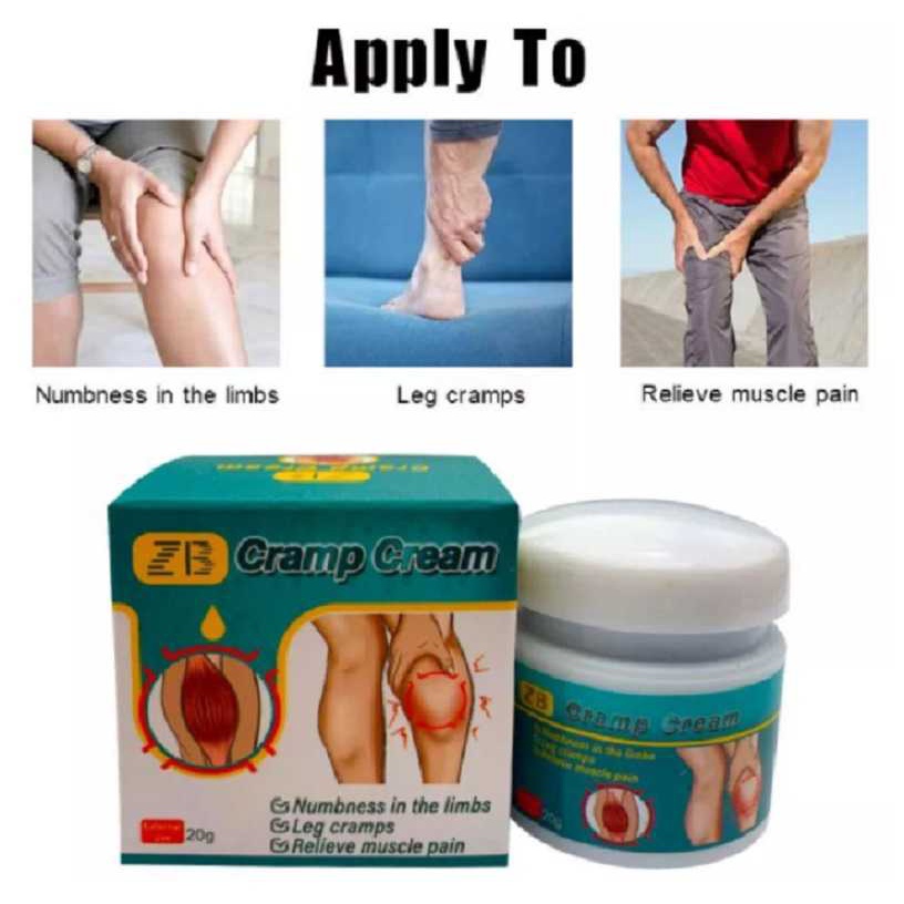 ZB Leg Cramps Cream Calf muscle spasm pain relief massage cream 20g