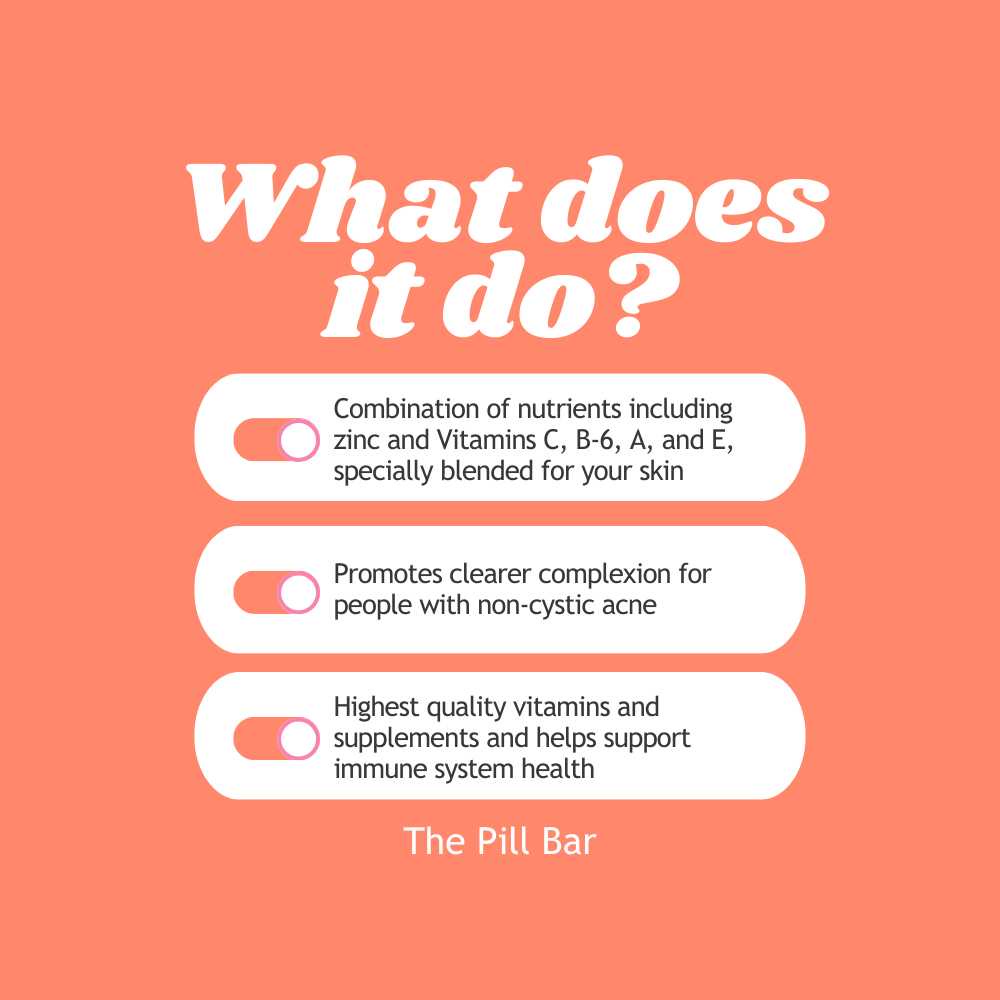 ThePillBar Authentic Puritan's Pride Zinc for Acne Prone Skin (100