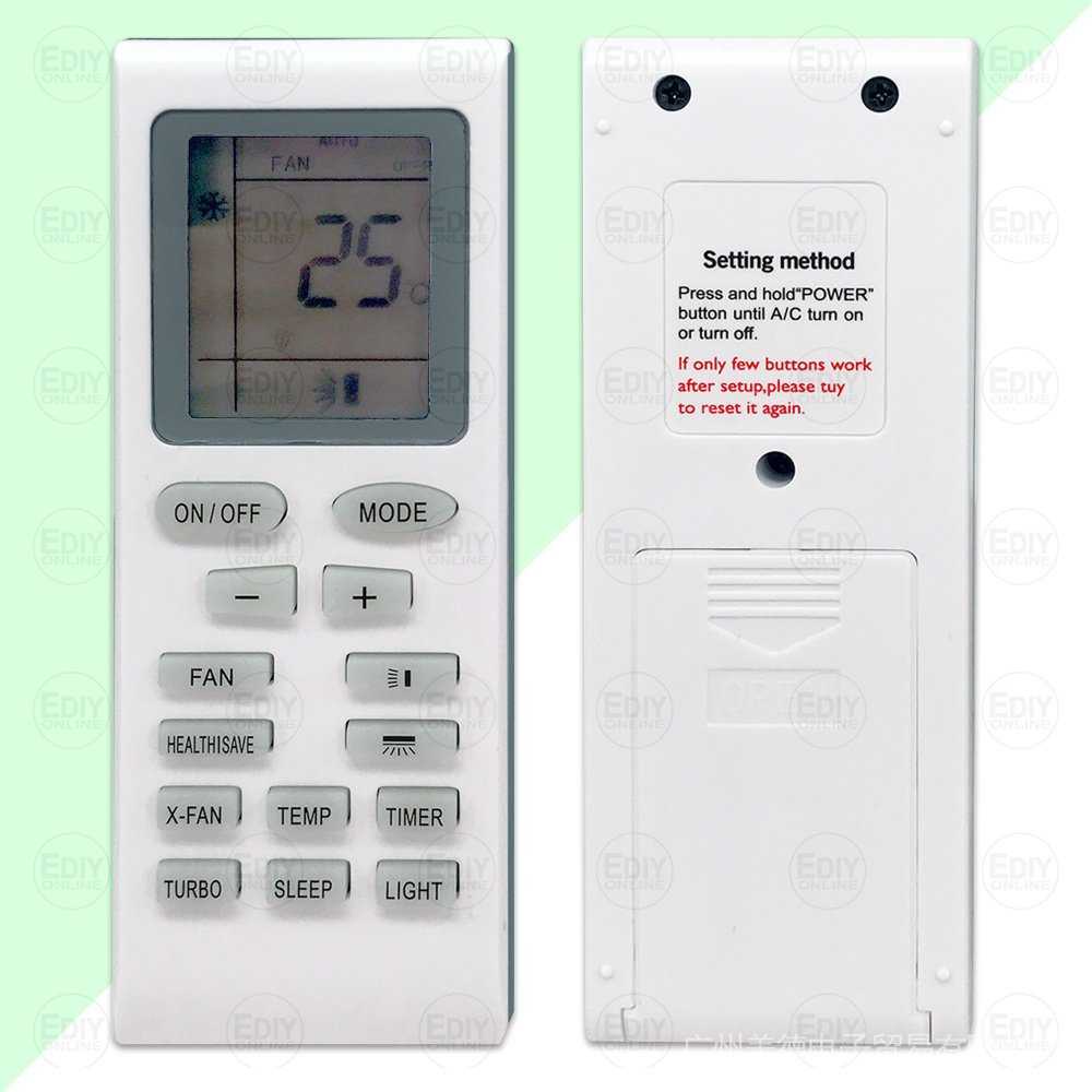 Gree Universal Remote Control Air Cond Aircond Yb1fa Yb1f2 Yb0f2 ...