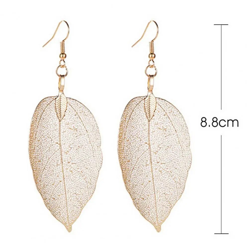 ☠Trendy Earrings Bright Fashion Jewelry Hook Earrings Hollow Bright ...