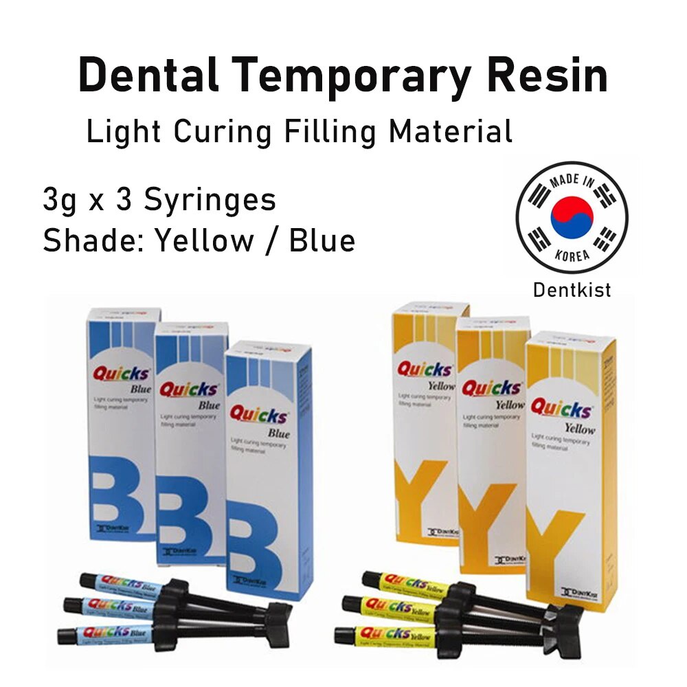 Dental Temporary Resin Light Cure Temp Filling Material Provisional Resin Composite Teeth