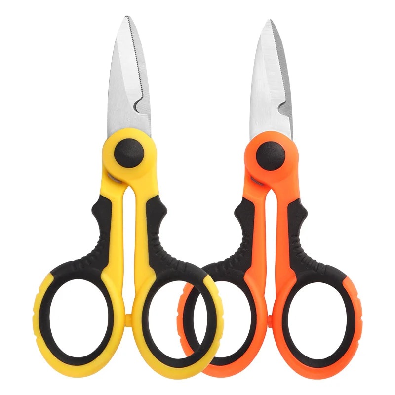 Scissors Non-slip Manual Electrician Stripping Scissors Electrician ...
