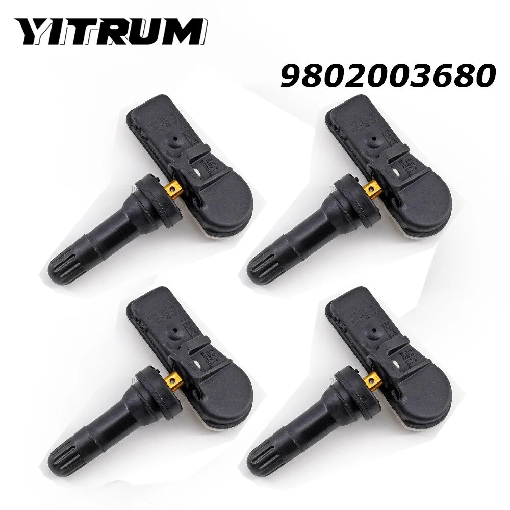 ☼YITRUM 9802003680 TPMS Tire Pressure Sensor For Citroen Berlingo C4 C5