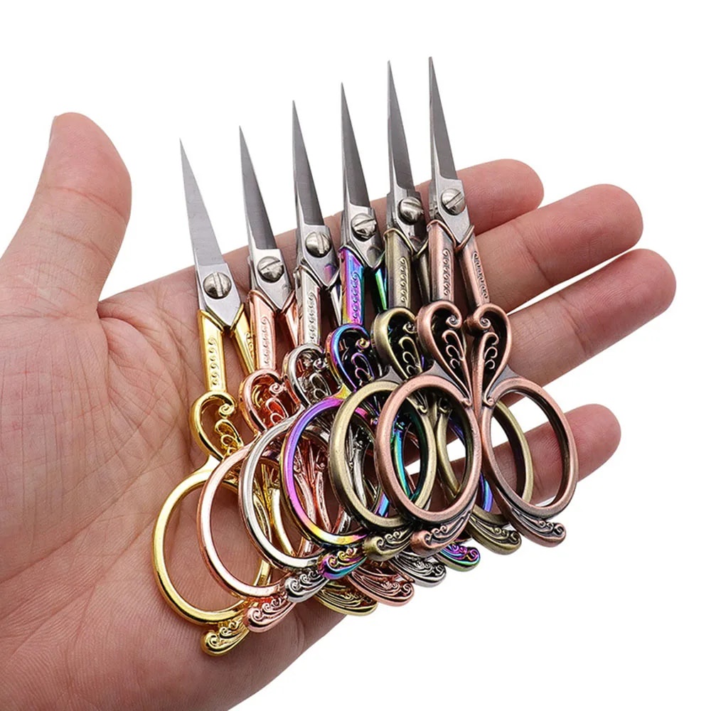 Retro Scissors Butterfly Stainless Steel Household Sewing Scissors ...
