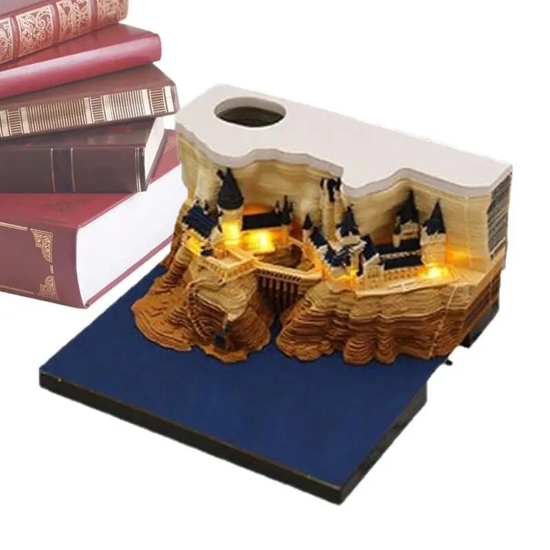 3D Art Calendar Magical Castle 3D Calender Tear Away Calendar