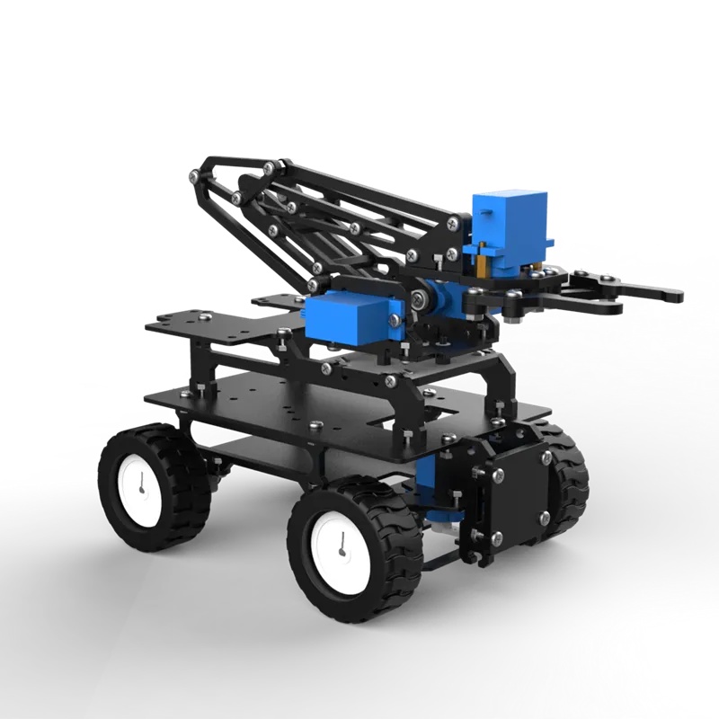 ⋌4WD Fiberglass Smart Car Drive Ackerman Omnidirectional C51 Stm32 ...