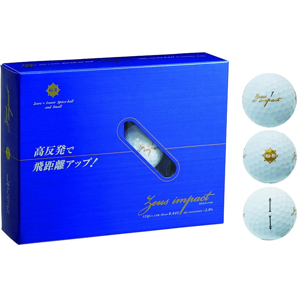 Casco (KASCO) Golf ball Zeusimpact2 Zeus Impact High Rebellion 【Direct