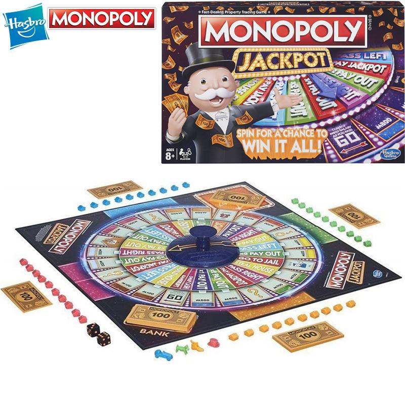 Monopoly Hasbro Jackpot Board Game for Families Party Children's Game ...