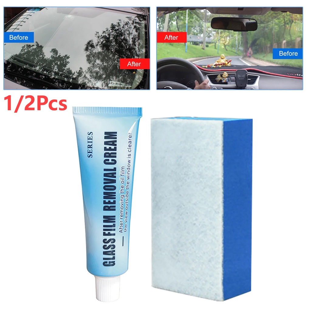 Car Glass Film Removal Cream Oil Film Remover Car Cleaning Paste