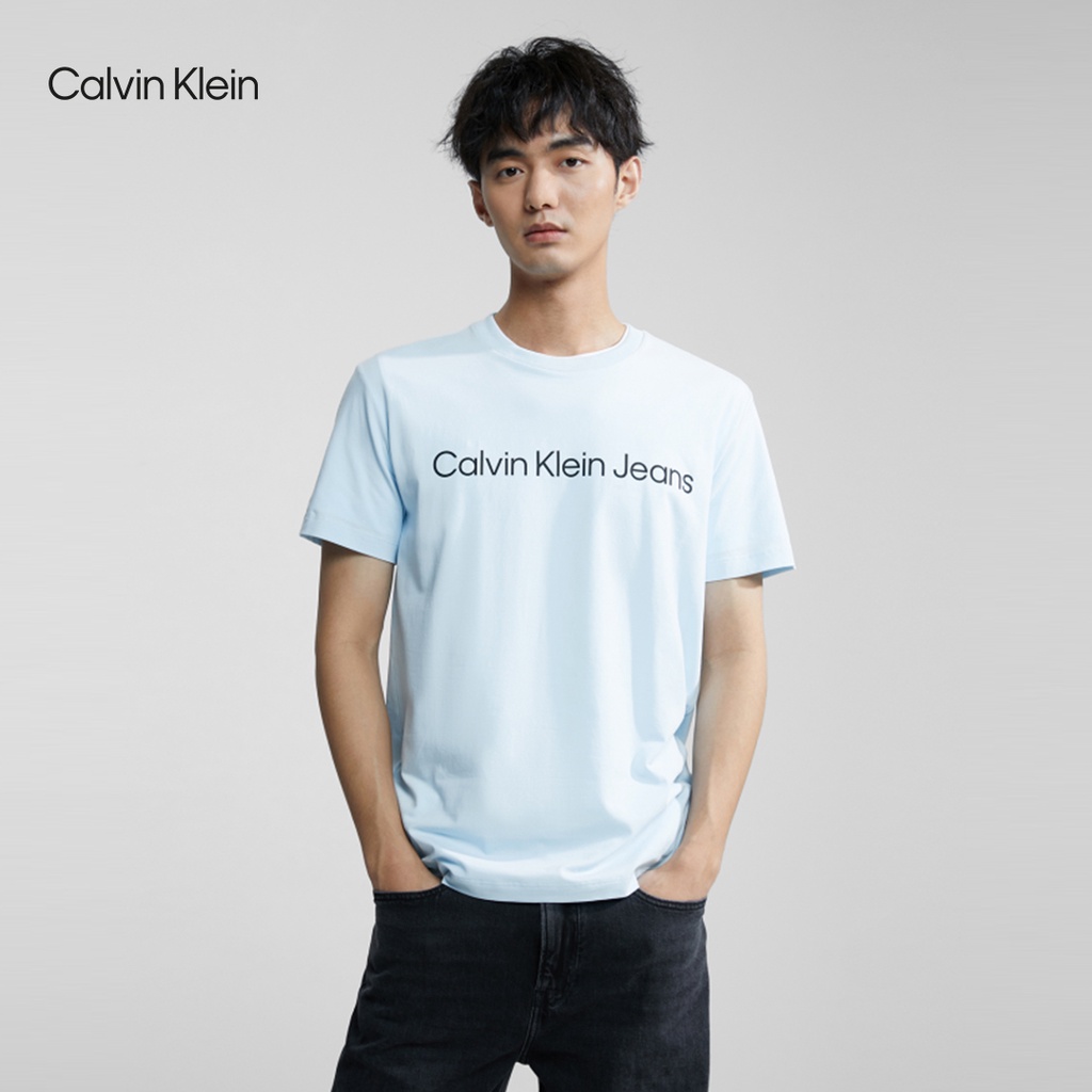 Calvin Klein Jeans Classic Fit Crew Neck Logo Tee – HiPOP Fashion