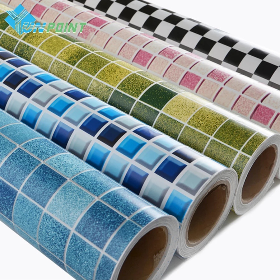 PVC Kitchen Oilproof Sticker Bathroom Waterproof Moistureproof ...