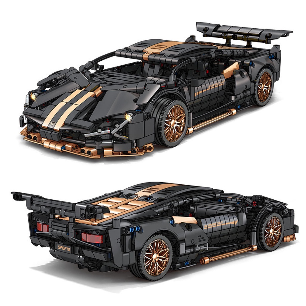 LEGO building blocks Lamborghini Building Blocks Racing Car Toys Big ...