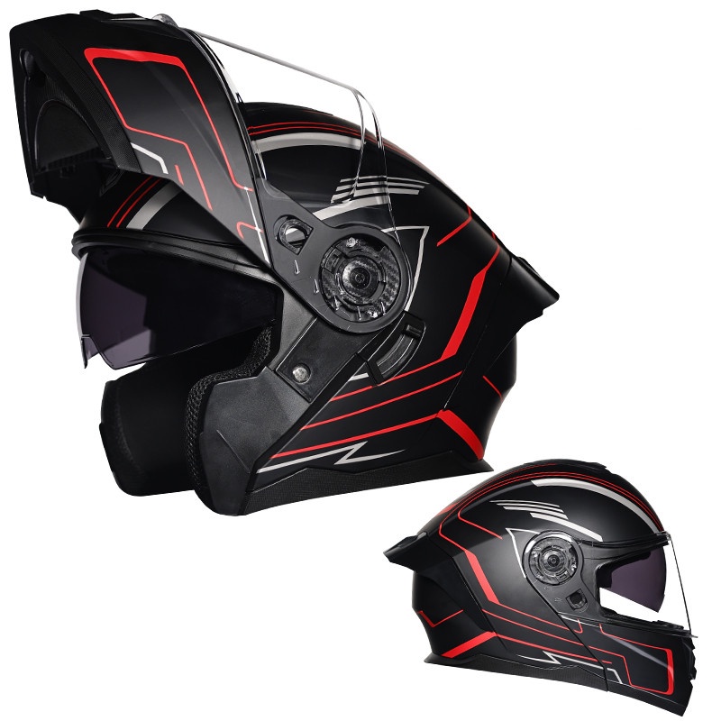 OEM ODM Motorcycle Helmet Flip Up Safety Helmets Dot Unveiling Open ...