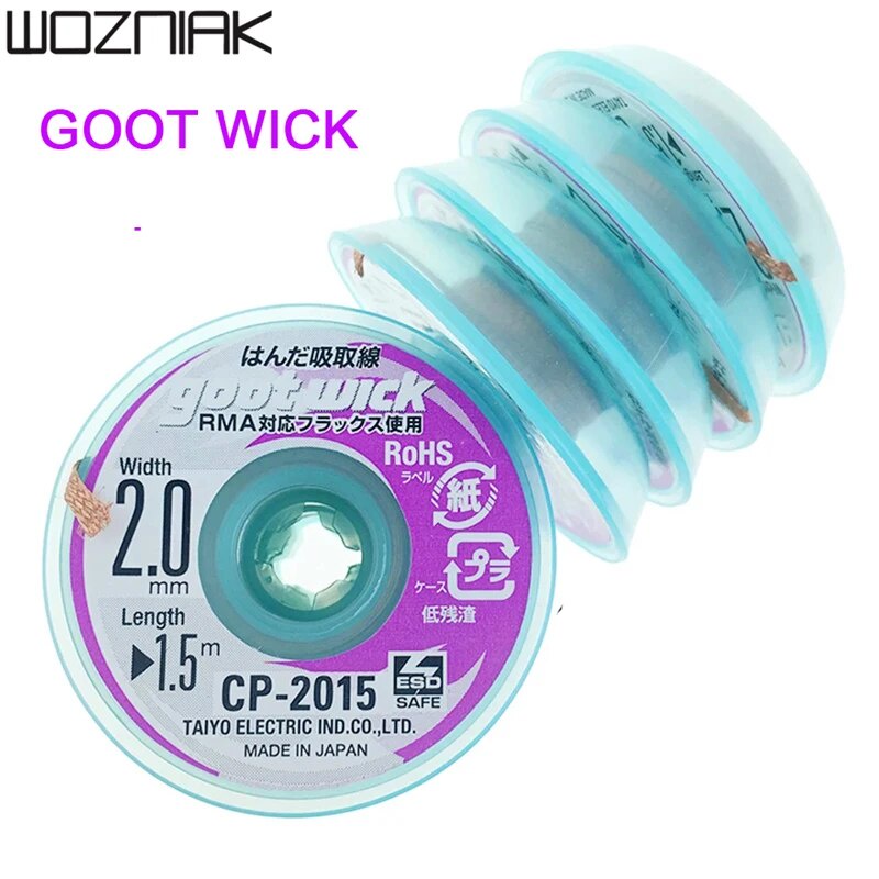 18l Original Goot Wick Soldering Wick Accessory Braided Copper Wire