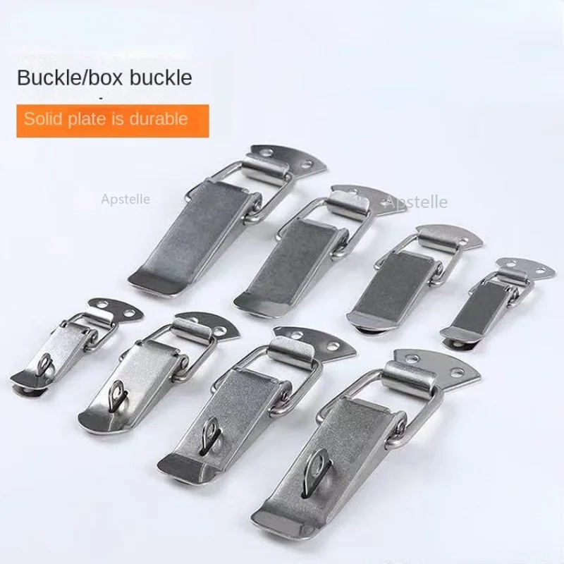2pcs 2/3/4/5 Inch Iron Hasps for Sliding Door Window Cabinet Box Locks ...