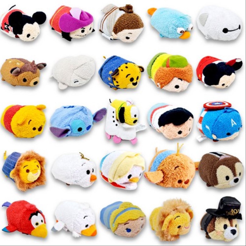 Original Disney Tsum Tsum Mini Plushies Stuffed Toys Collection 1 ...