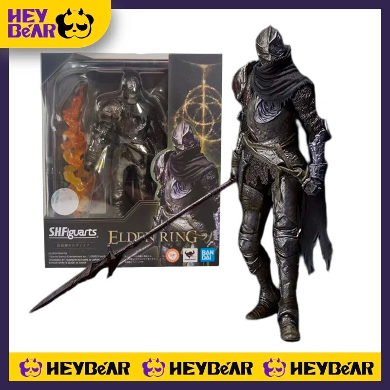 53O Bandai Original SHF Elden Ring Roundtable Knight Vyke Figure Action