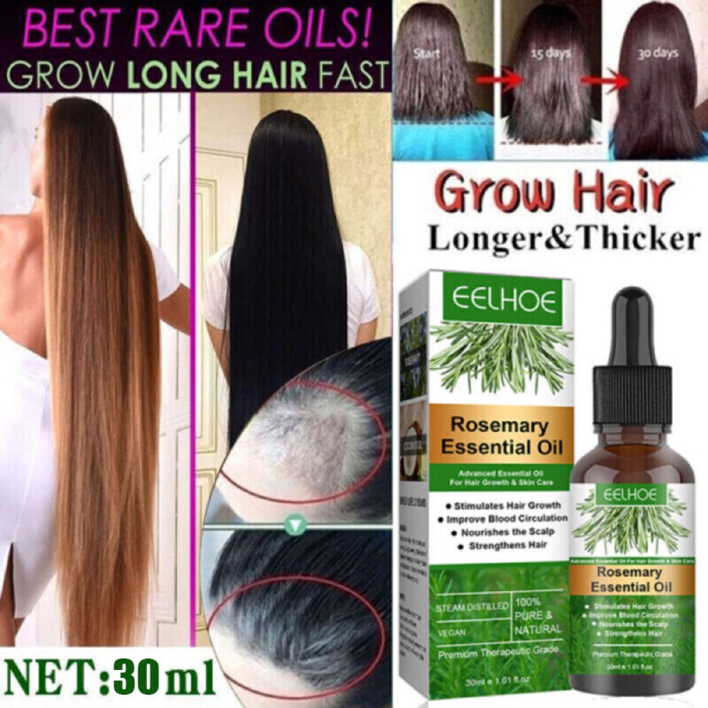 Original EELHOE Rosemary ESSENTIAL Oil Hair Growth Anti Hair Loss Fast