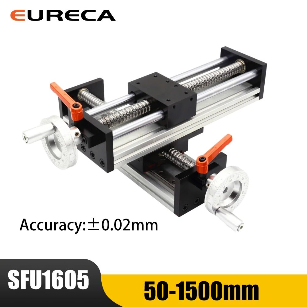 XY Axis Ball Screw Linear Guide Motion Rail Slide CNC Manual Linear ...