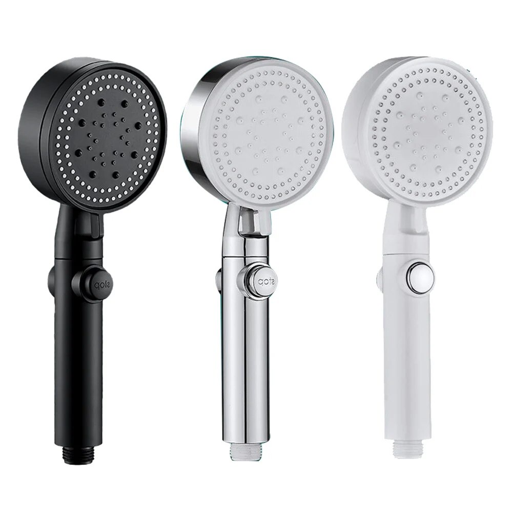 Bathroom Set Handheld Shower Head Portable Supercharged with Switch One ...