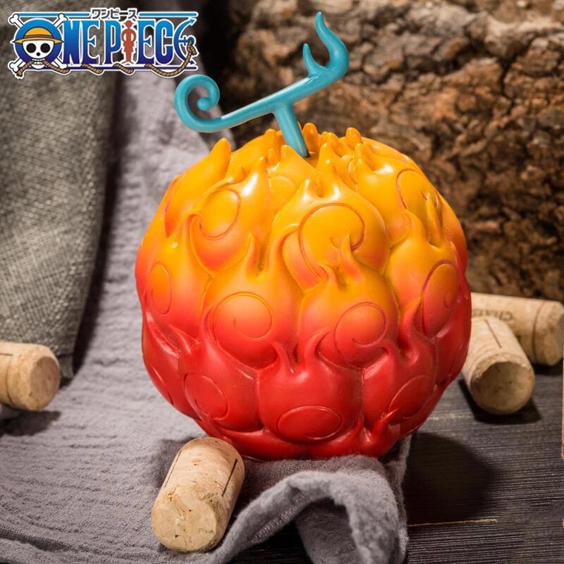 52r One Piece Devil Fruit Figure Anime Statue Dolls Luffy Rubber Fruit