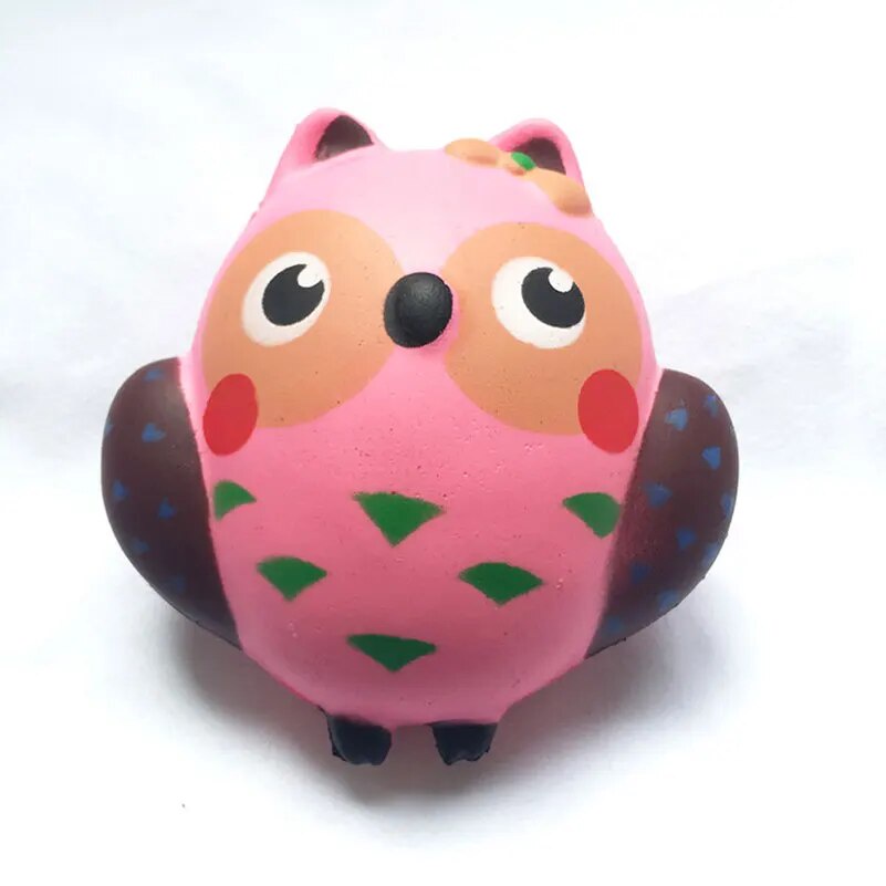 33W Slow Rising Squishys Antistress Kawaii Owl Shape Charms Relieves ...