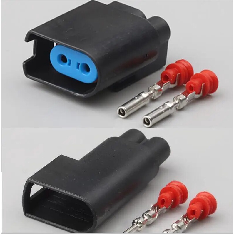 02r 2 Pin/Way Male Female Brake Pad Sensor Connector Wheel ABS Sensor