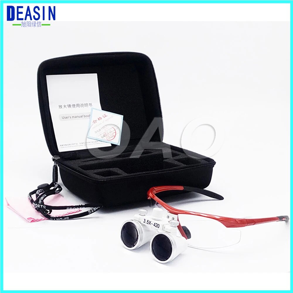 82B 3.5X Magnification Galilean Binocular Medical Magnifier Dentistry