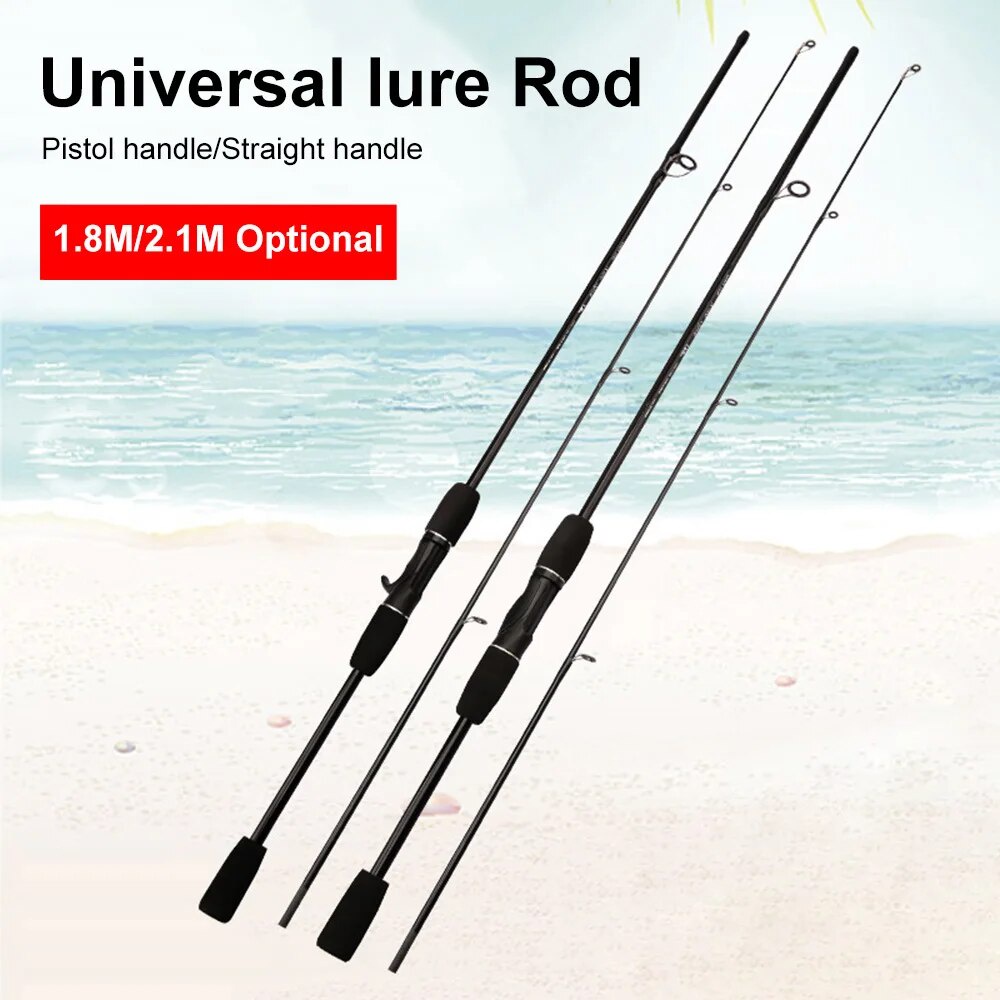 074 1.8M/2.1M Luya Rod Hollow Plug Rod Adjustable Plug Rod Fishing Rod  Outdoor Fishing Rod Tac ioI