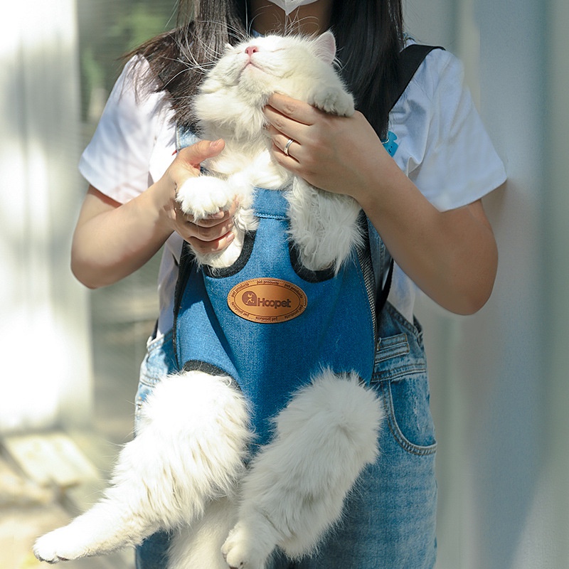 Cat Bag Canvas Mesh Pet Bag Travel Cat Carrier Backpack Cozy Lightweight  Outdoor Cat Puppy Shoulder Bag
