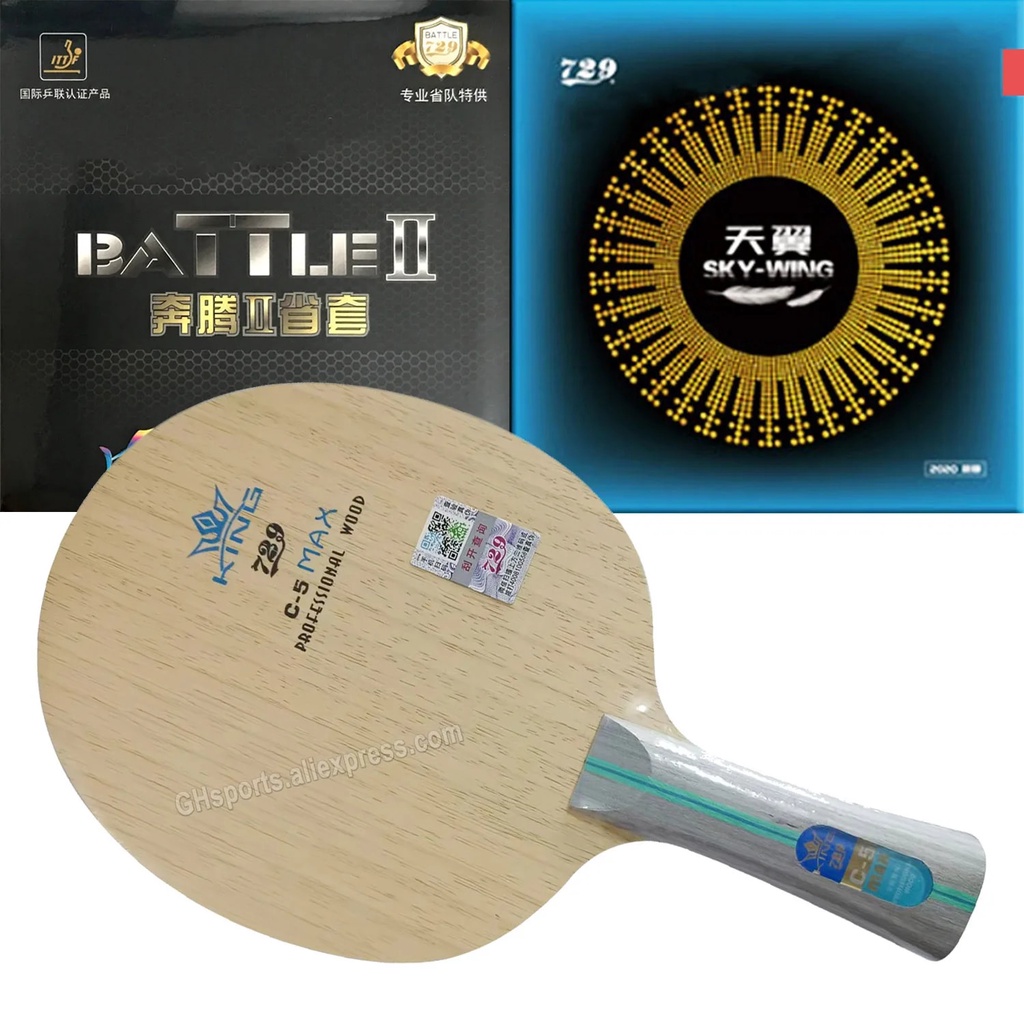 97J Pro Combo Racket 729 C-5 Table Tennis Blade with 729 Provincial ...