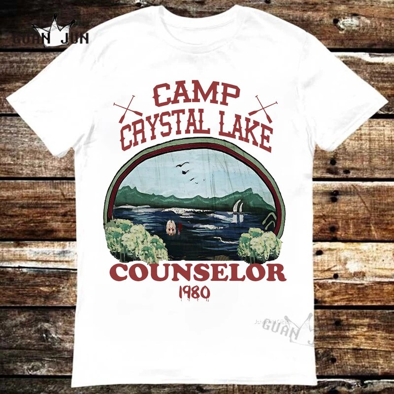 64w Camp Crystal Lake T Shirt Diy Big Size 100% Cotton Camp Crystal ...