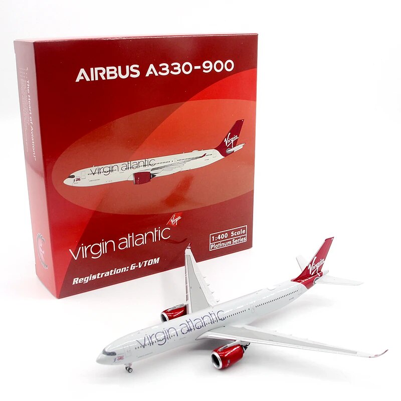 85U Diecast 1/400 Virgin A330 A330-900 G-VTOM Aircraft Model Alloy ...