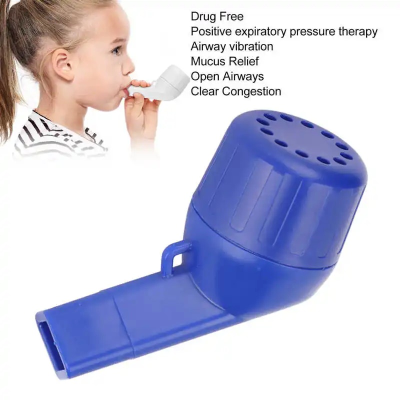 48c Breathing Lung Expander Professional Mucus Relief Device Handheld ...